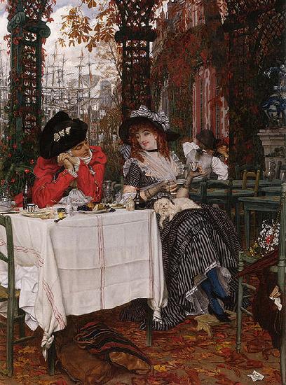 James Jacques Joseph Tissot Un Dejeuner oil painting image